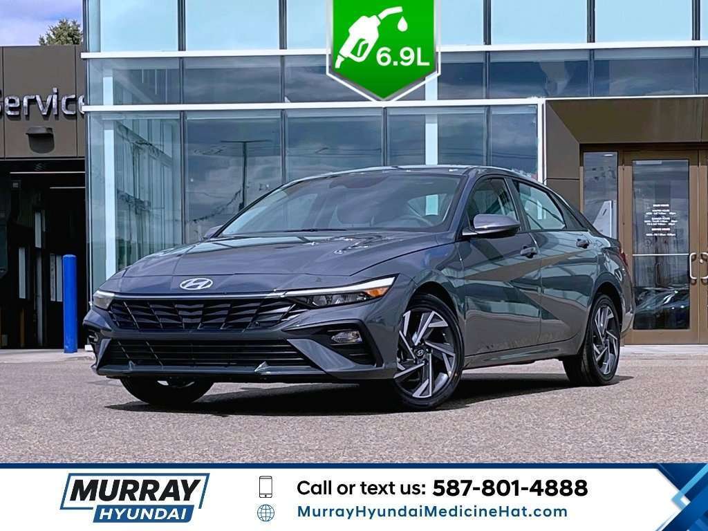Gray (Ecotronic Grey) 2026 Hyundai Elantra Preferred with Tech Package FWD Sedan Continuously Variable Transmission