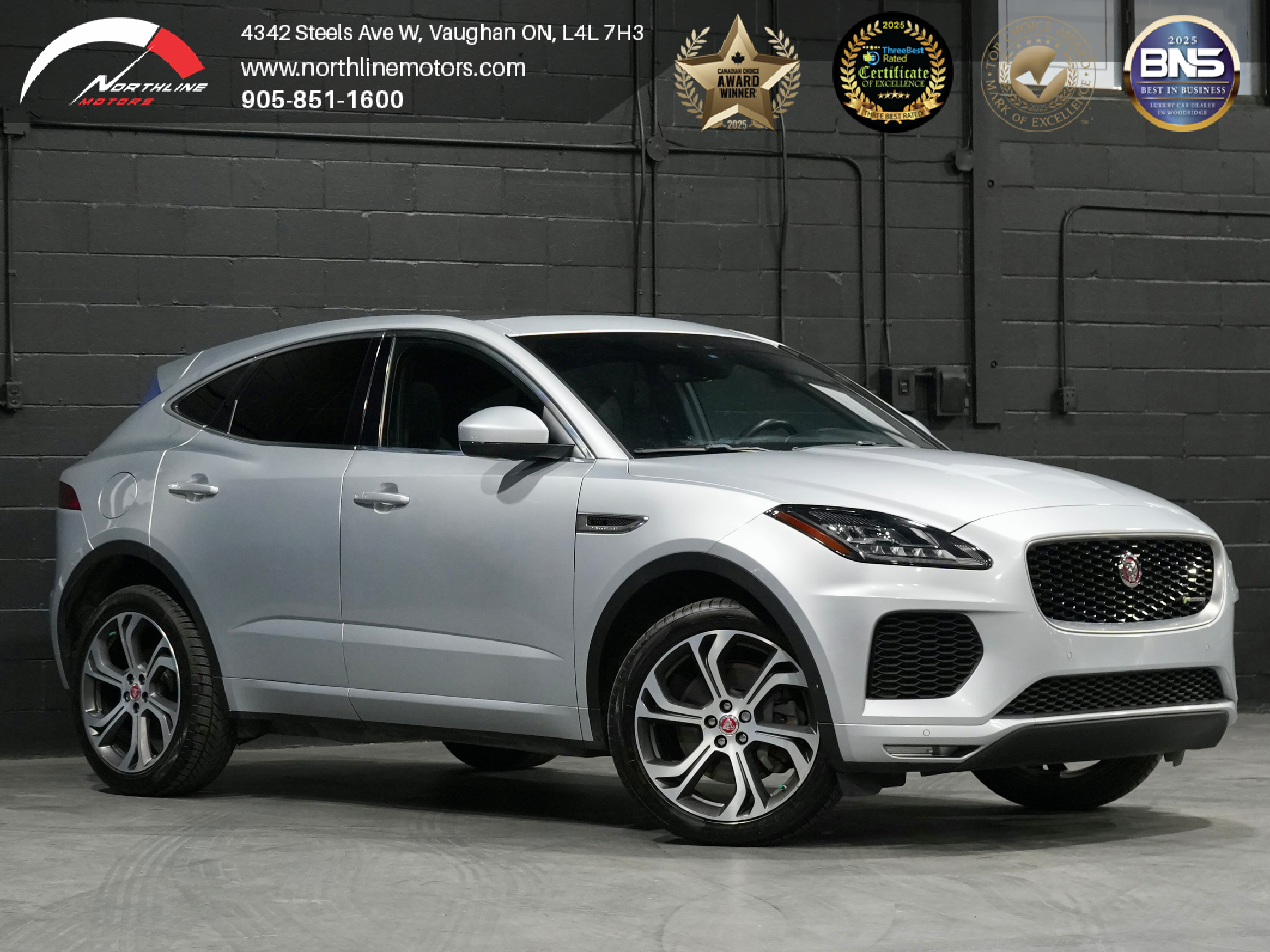 Silver 2020 Jaguar E-PACE P300 R-Dynamic SE AWD SUV / Crossover All-Wheel Drive 9-Speed Automatic