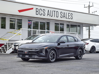 Black 2025 Kia K4 EX FWD Sedan Front-Wheel Drive Continuously Variable Transmission