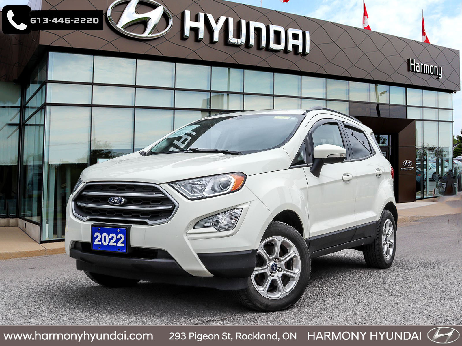 White 2022 Ford EcoSport SE AWD SUV / Crossover All-Wheel Drive 6-Speed Automatic