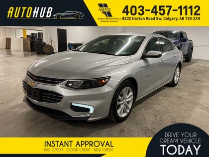 Silver 2017 Chevrolet Malibu LT FWD Sedan Front-Wheel Drive 6-Speed Automatic