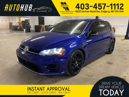 Blue 2016 Volkswagen Golf R 4-Door with DCC and Navigation Hatchback All-Wheel Drive 6-Speed Automatic