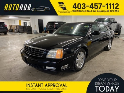 Black 2004 Cadillac DeVille DTS Sedan FWD Sedan Front-Wheel Drive 4-Speed Automatic