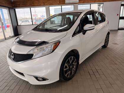 White 2015 Nissan Versa Note SR Hatchback Front-Wheel Drive Automatic