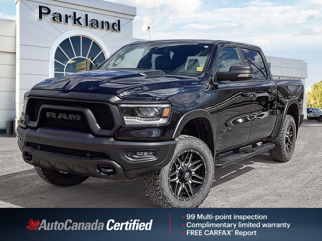 2022 Ram 1500 Rebel 12 Crew 4x4 Hemi Nav Heated Seats & Steering