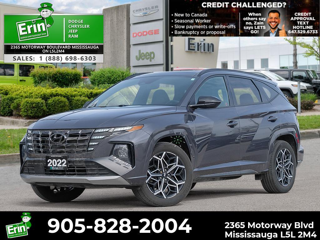 Gray 2022 Hyundai Tucson N Line AWD SUV / Crossover All-Wheel Drive 8-Speed Automatic