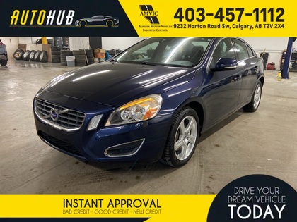 Blue 2012 Volvo S60 T5 Sedan Front-Wheel Drive 6-Speed Automatic