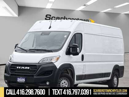 White 2025 RAM ProMaster 3500 Tradesman 159 High Roof Extended Cargo Van FWD Van Front-Wheel Drive 9-Speed Automatic