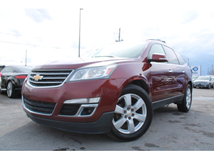 Red 2016 Chevrolet Traverse 1LT AWD SUV / Crossover All-Wheel Drive Automatic