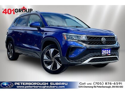 Blue 2024 Volkswagen Taos Comfortline 4Motion SUV / Crossover 7-Speed Automatic