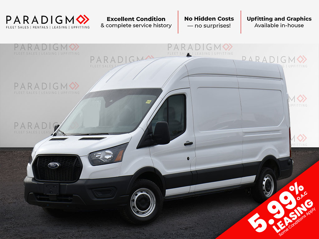 White 2025 Ford Transit Cargo Van Rear-Wheel Drive Automatic