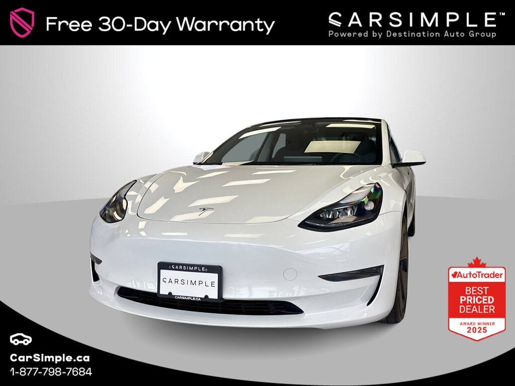 2023 Tesla Model 3 Base-438 Km Range | Moonroof | Park Assist