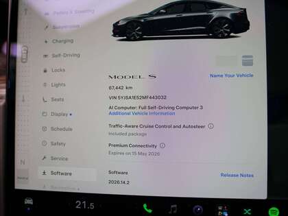 used 2021 Tesla Model S car, priced at $49,900