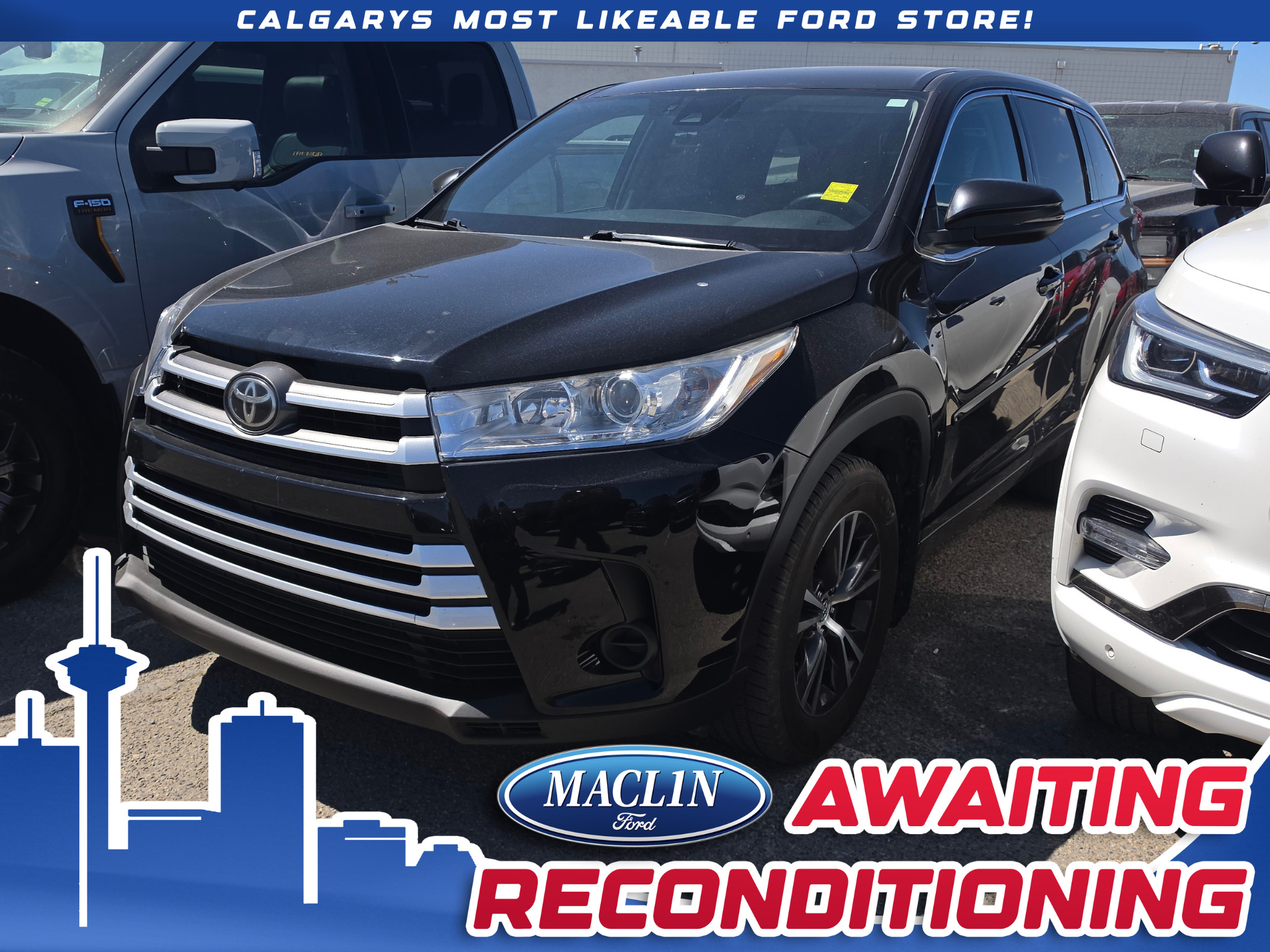 Black 2017 Toyota Highlander LE SUV / Crossover Front-Wheel Drive 8-Speed Automatic