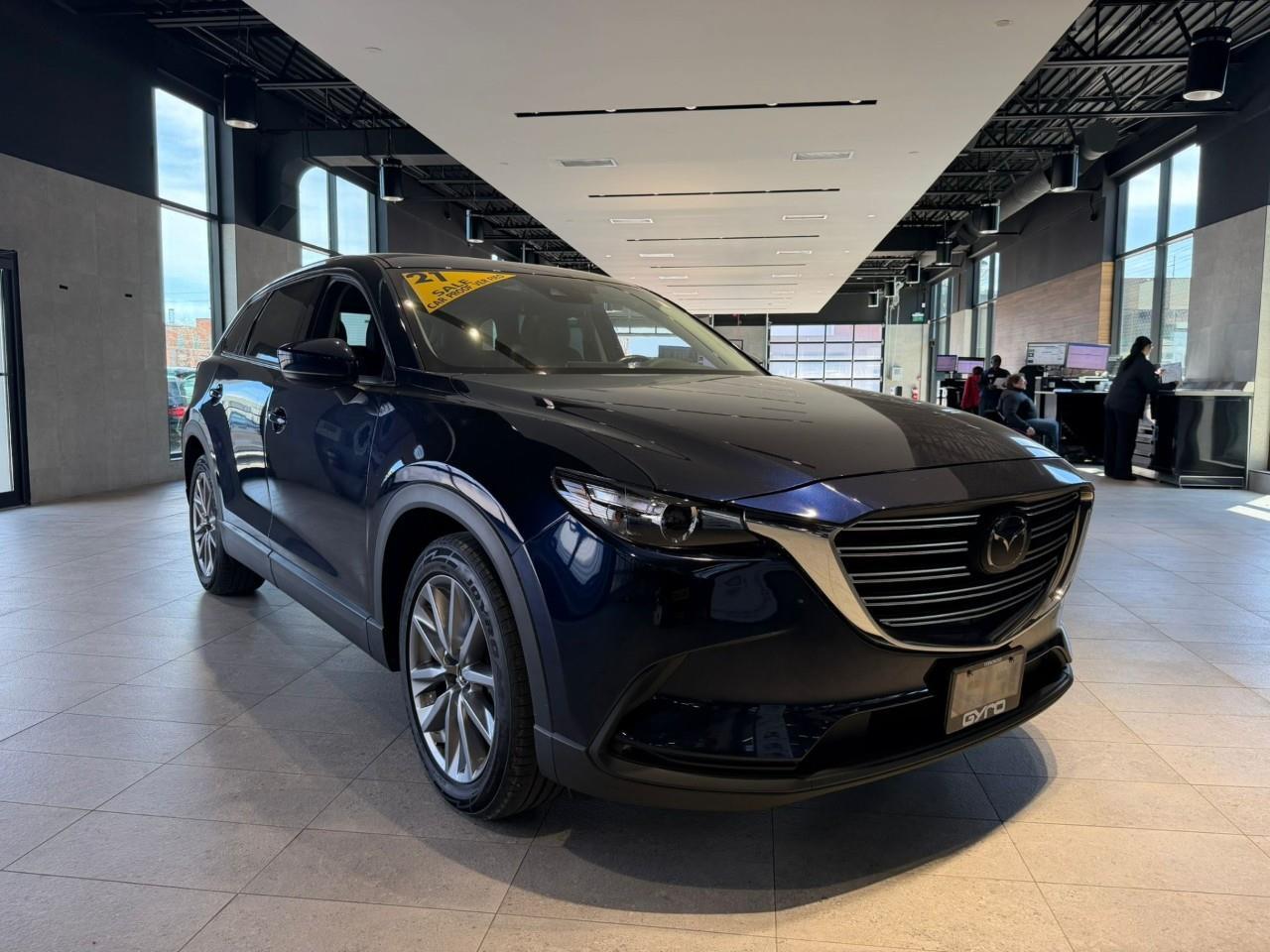 Blue 2021 Mazda CX-9 GS-L AWD SUV / Crossover 6-Speed Automatic
