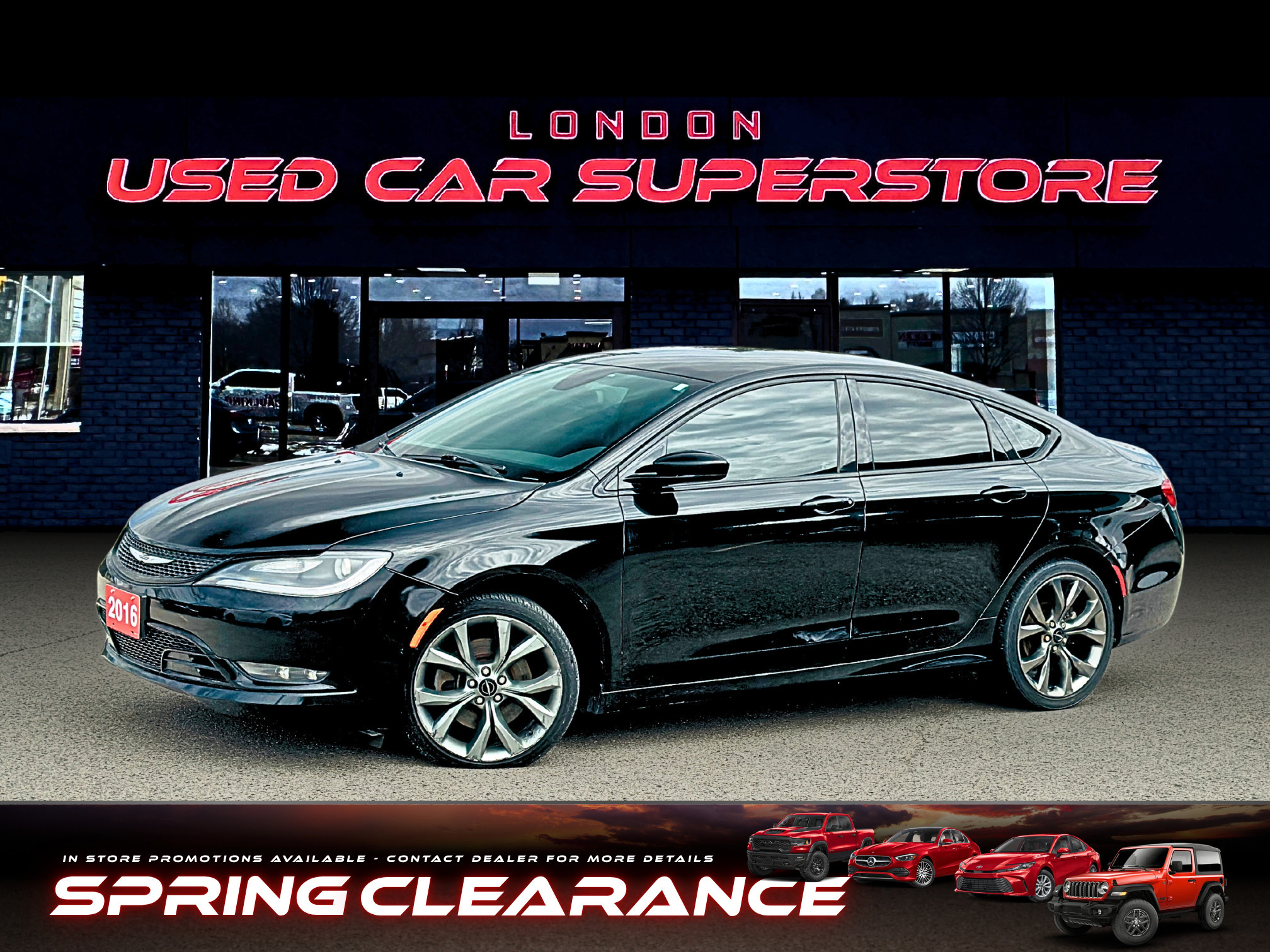 2016 Chrysler 200 S Sedan FWD