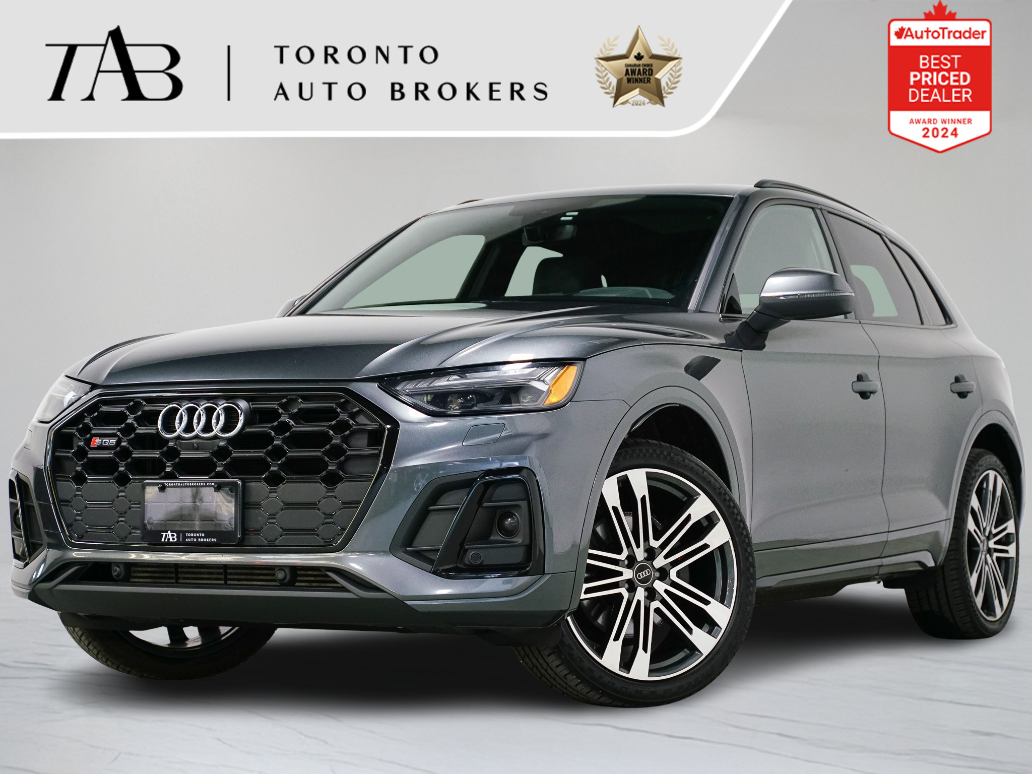 Gray 2021 Audi SQ5 3.0 TFSI quattro Technik AWD SUV / Crossover Automatic