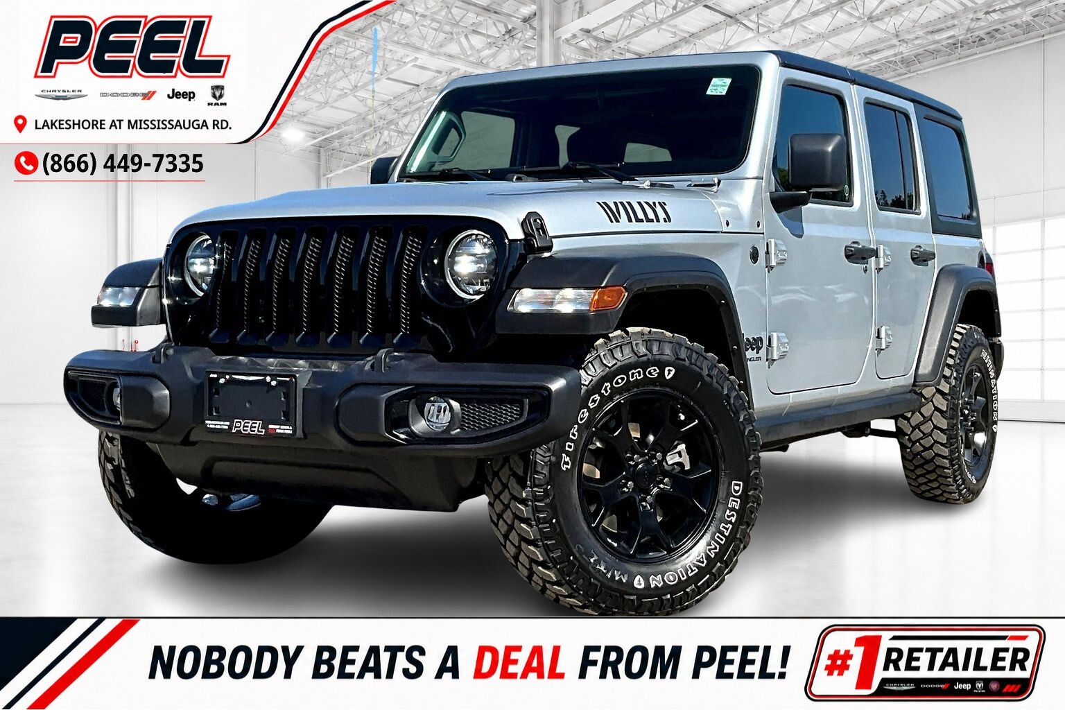 Silver 2023 Jeep Wrangler SUV / Crossover Four-Wheel Drive 8-Speed Automatic