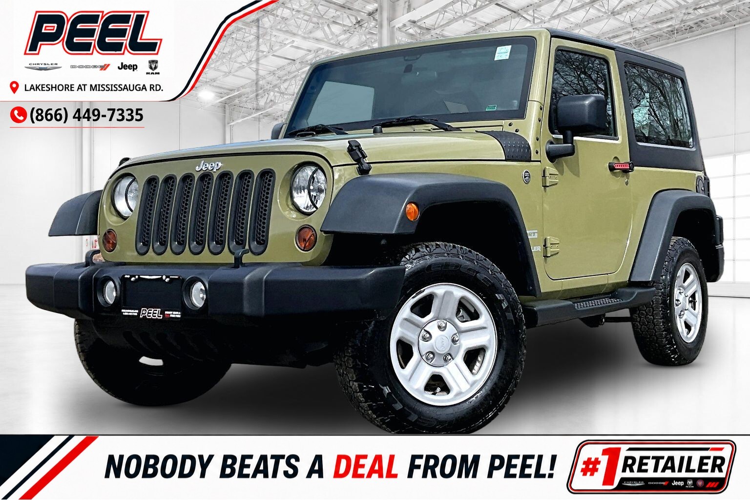 2013 Jeep Wrangler Sport 2Dr | Hard Top | Side Steps | 4X4