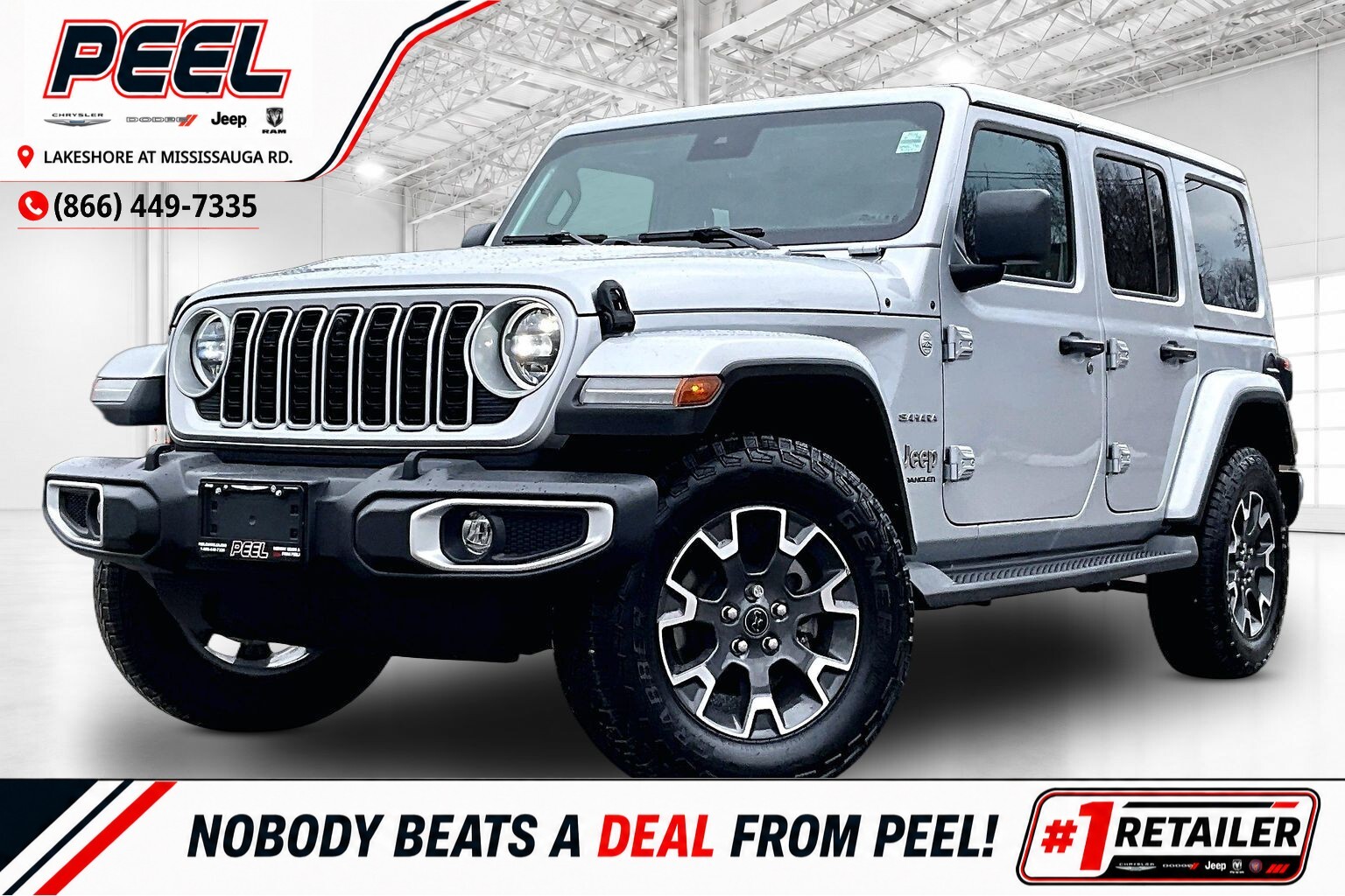 2024 Jeep Wrangler Sahara | Heated Leather | Dual Top | Tow | 4X4