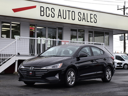 Black 2020 Hyundai Elantra Sedan Continuously Variable Transmission