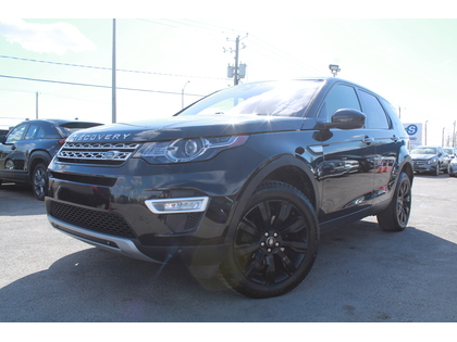 Black 2018 Land Rover Discovery Sport HSE Luxury AWD SUV / Crossover All-Wheel Drive Automatic