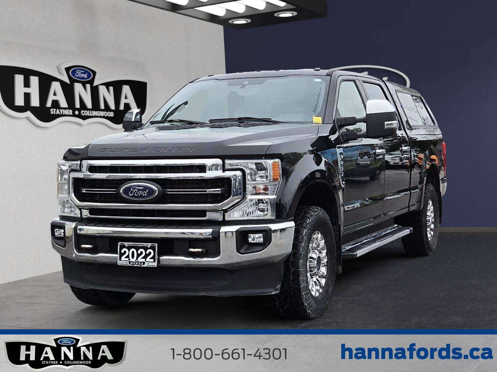 Black 2022 Ford F-250 Super Duty Lariat Crew Cab 4WD Pickup Truck Four-Wheel Drive 6-Speed Automatic