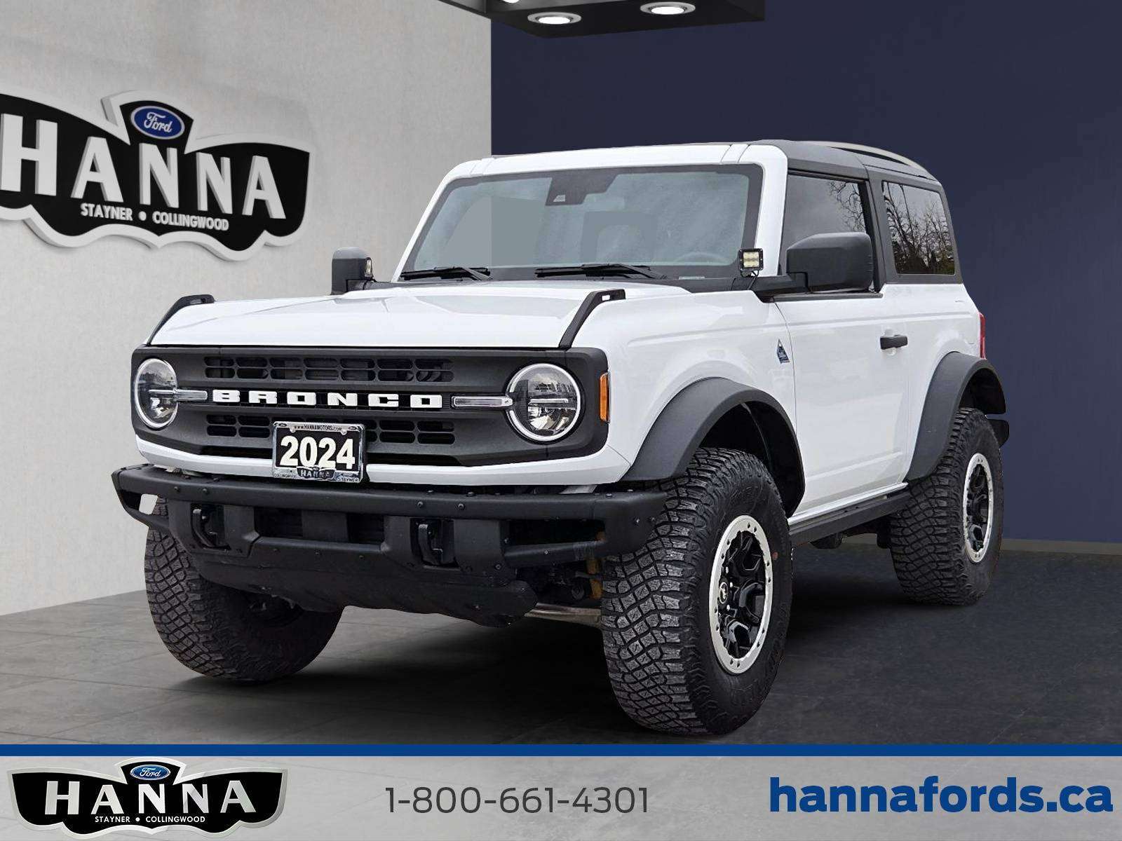 White 2024 Ford Bronco Black Diamond 2-Door 4WD SUV / Crossover Four-Wheel Drive 7-Speed Manual