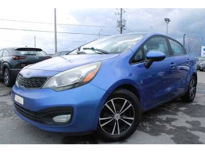 Blue 2012 Kia Rio LX Sedan Front-Wheel Drive Manual