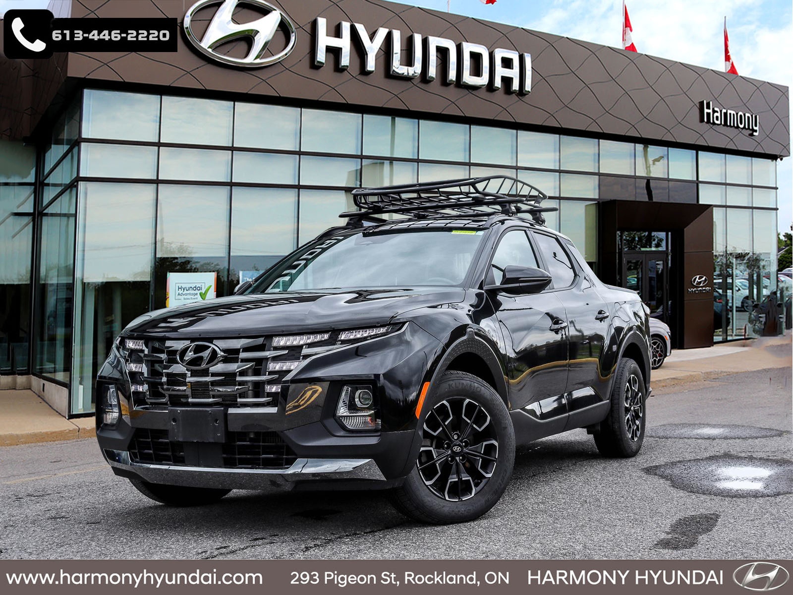 Black 2023 Hyundai Santa Cruz Trend Crew Cab AWD Pickup Truck Automatic