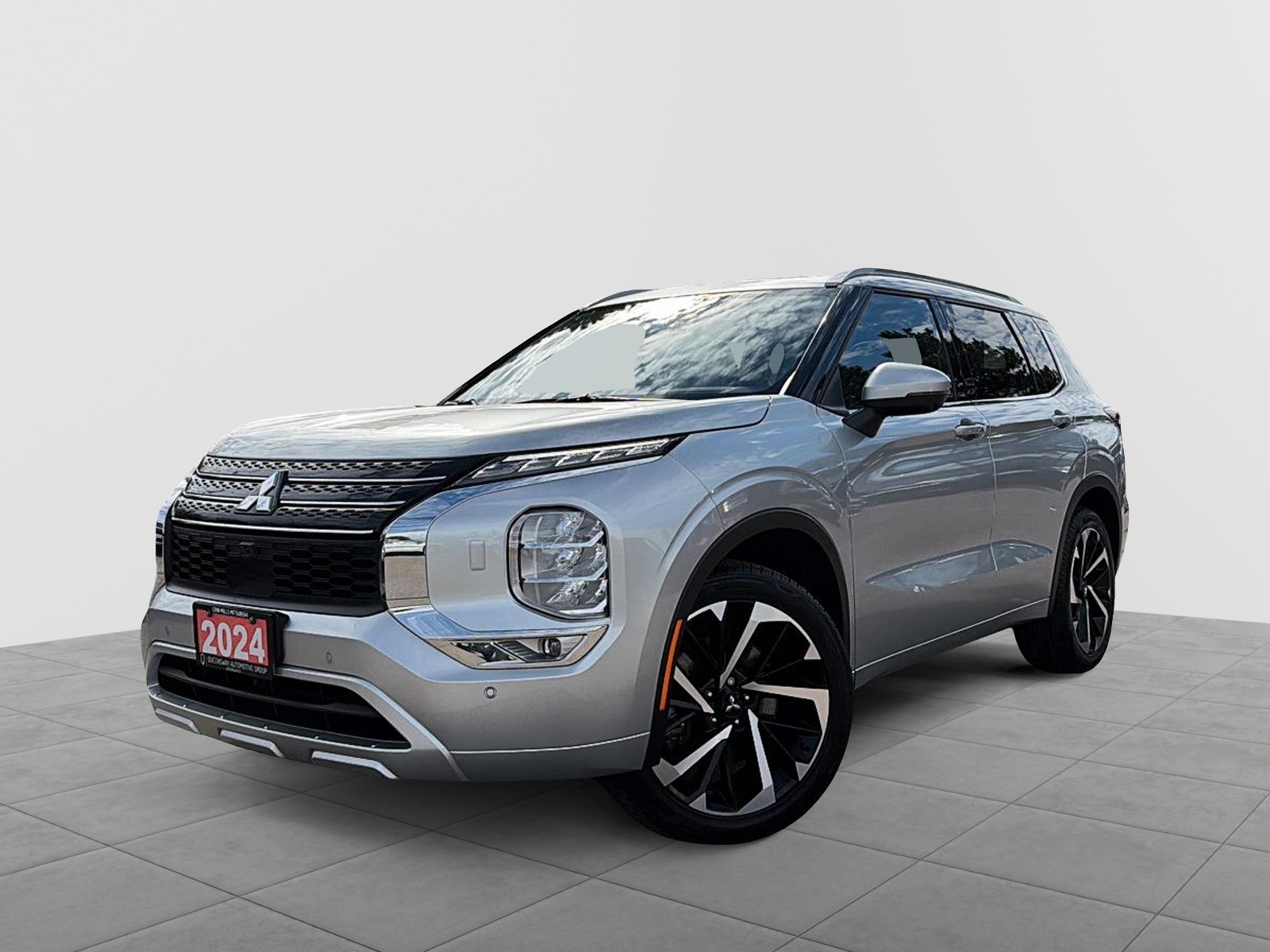Silver 2024 Mitsubishi Outlander GT S-AWC SUV / Crossover Continuously Variable Transmission