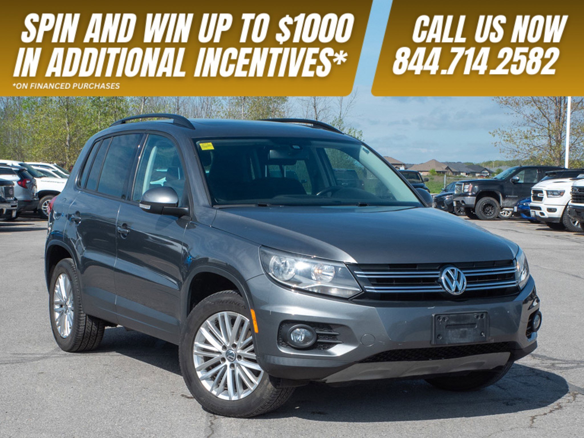 2016 Volkswagen Tiguan - Leather Steering   Heated Front Seat