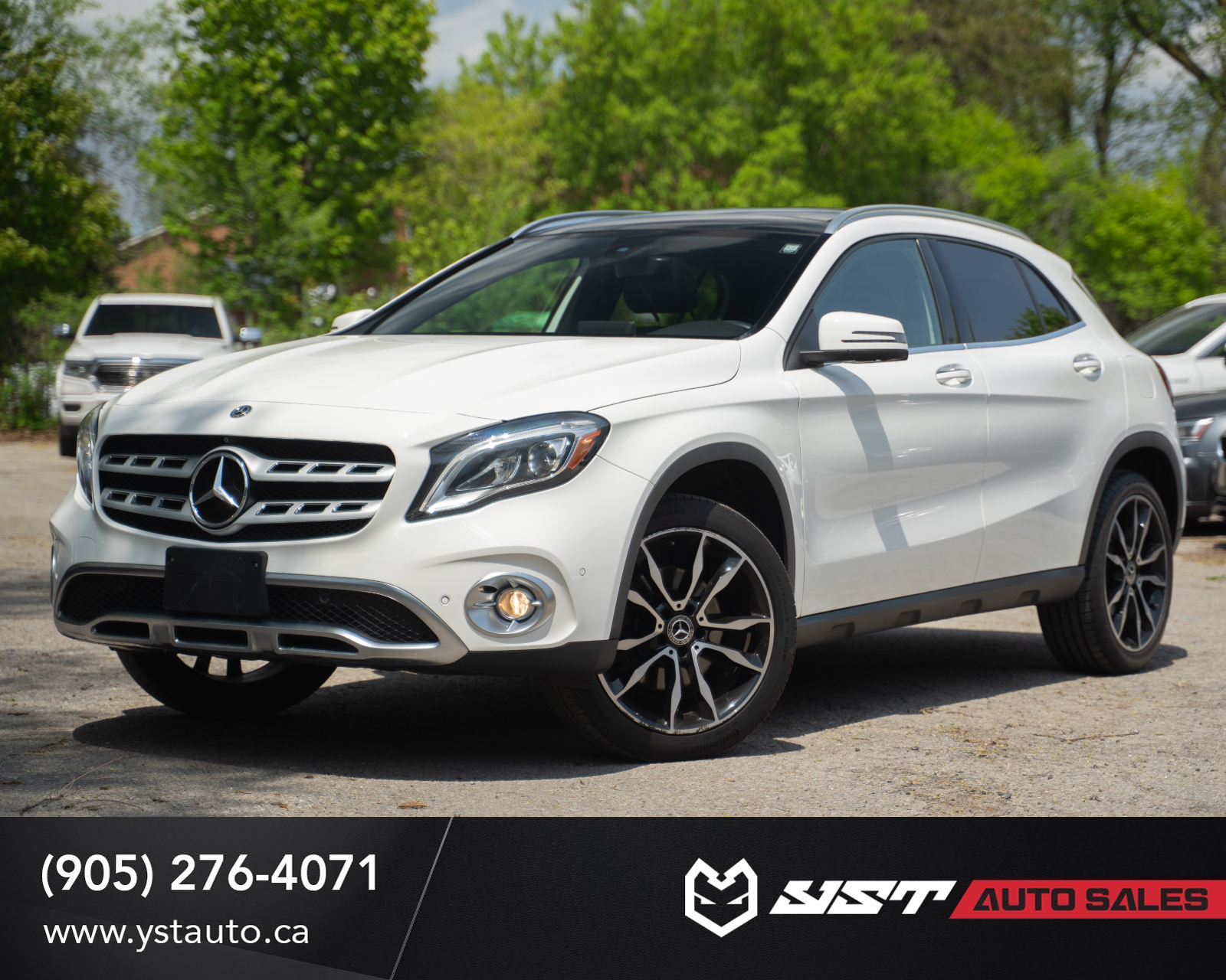 White 2018 Mercedes-Benz GLA 250 4MATIC SUV / Crossover All-Wheel Drive 7-Speed Automatic