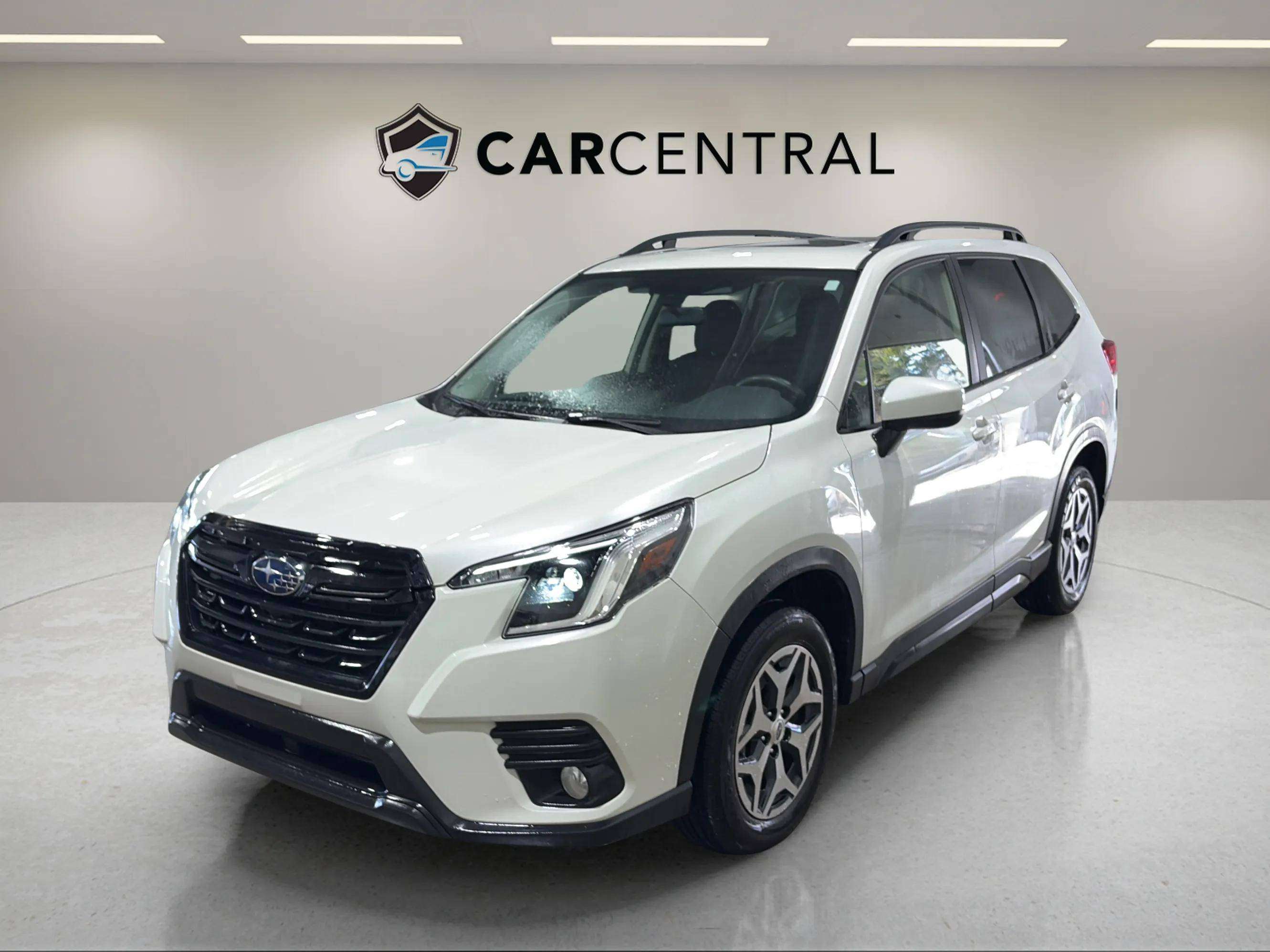White 2023 Subaru Forester Touring Wagon AWD Wagon Continuously Variable Transmission