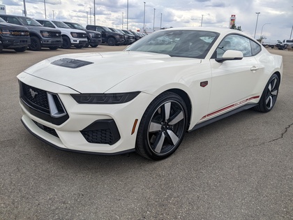 White 2025 Ford Mustang GT Premium Fastback RWD Coupe Rear-Wheel Drive Manual