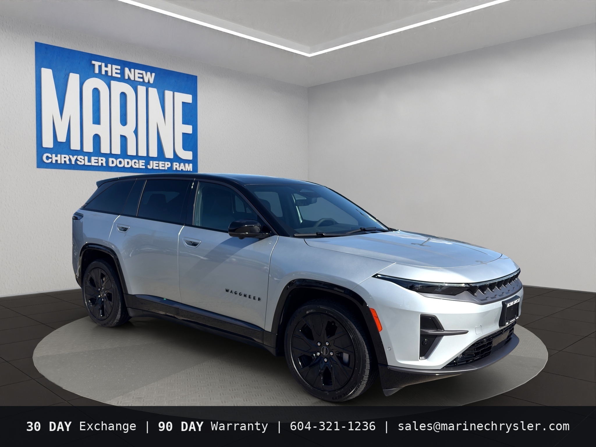 Silver 2024 Jeep Wagoneer S Launch Edition 4WD SUV / Crossover Four-Wheel Drive 1-Speed Automatic