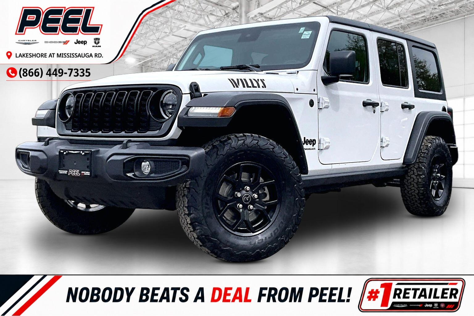 2024 Jeep Wrangler Willys 4Dr | Heated Seats | Safety Tech | 4X4