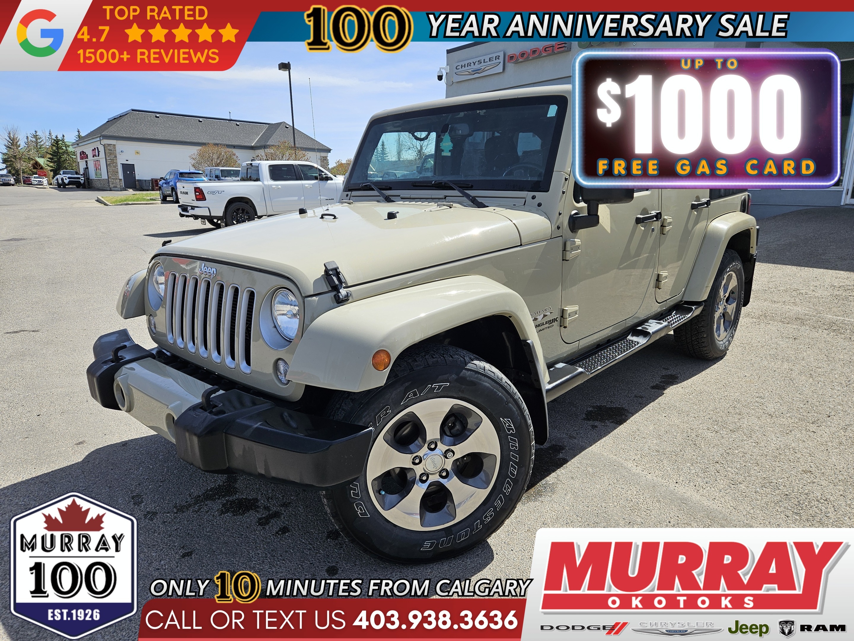2018 Jeep Wrangler JK Unlimited Sahara 4WD