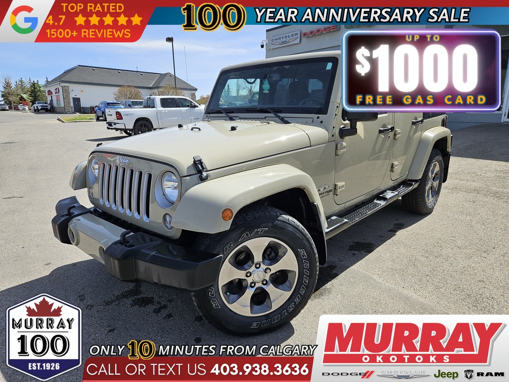 2018 Jeep Wrangler JK Unlimited Sahara 4WD