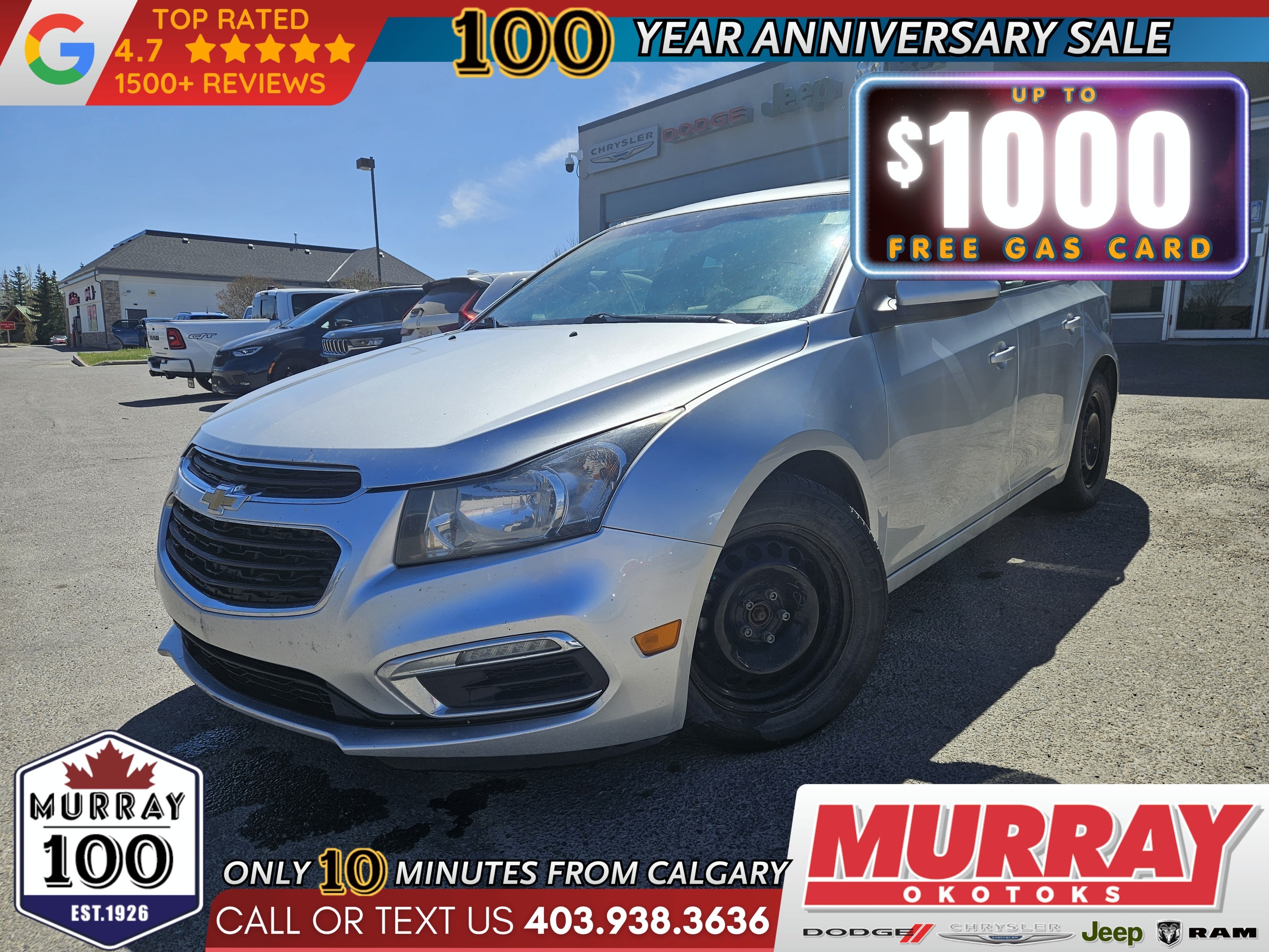2015 Chevrolet Cruze 1LT Sedan FWD