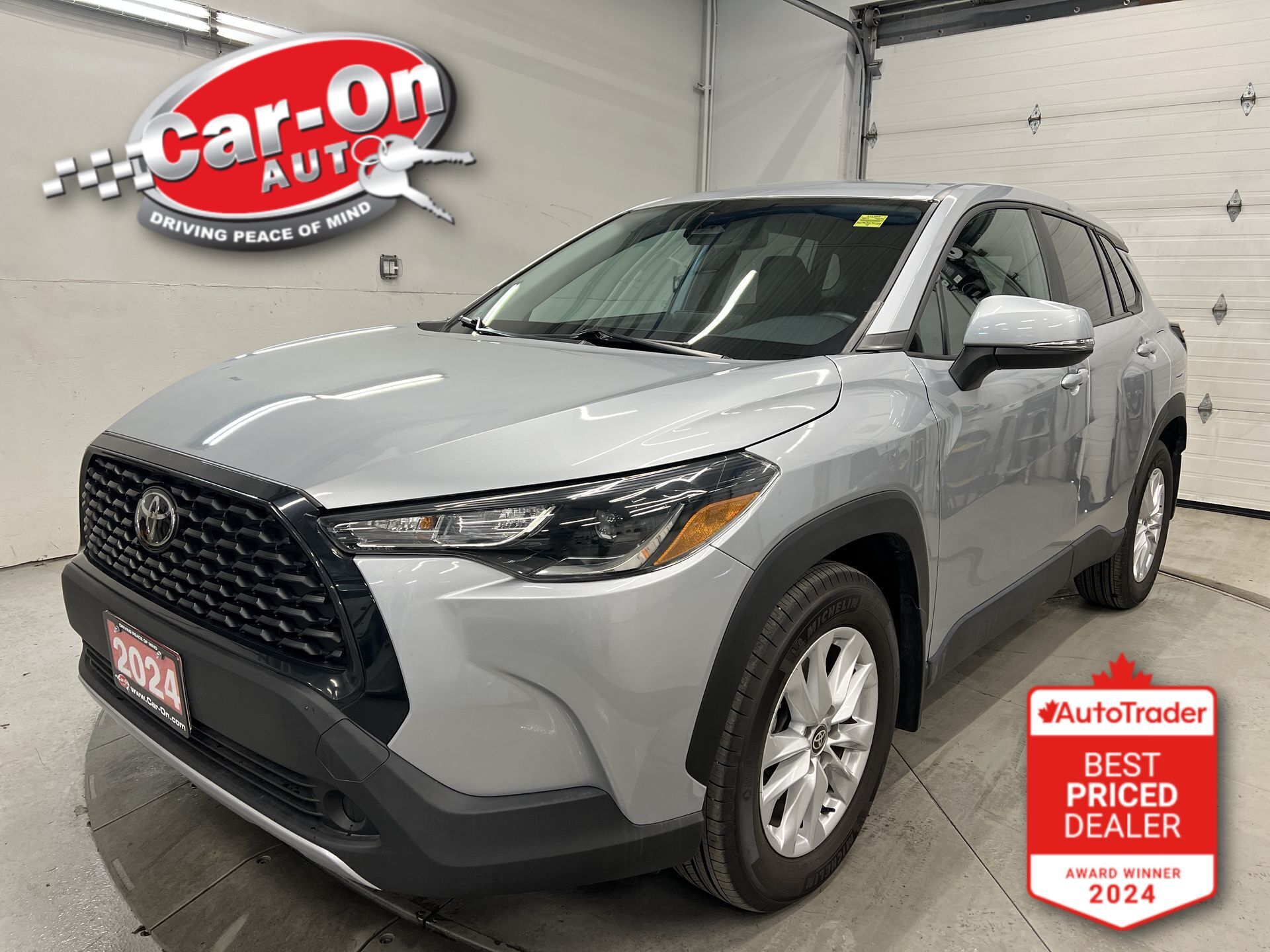 Silver 2024 Toyota Corolla Cross SUV / Crossover All-Wheel Drive Automatic
