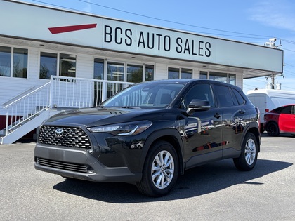 Black 2025 Toyota Corolla Cross LE AWD SUV / Crossover All-Wheel Drive Continuously Variable Transmission