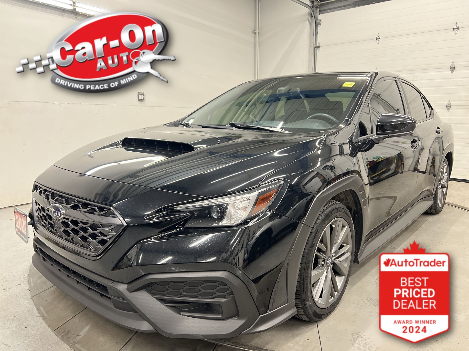 Black 2022 Subaru WRX Sedan All-Wheel Drive Manual