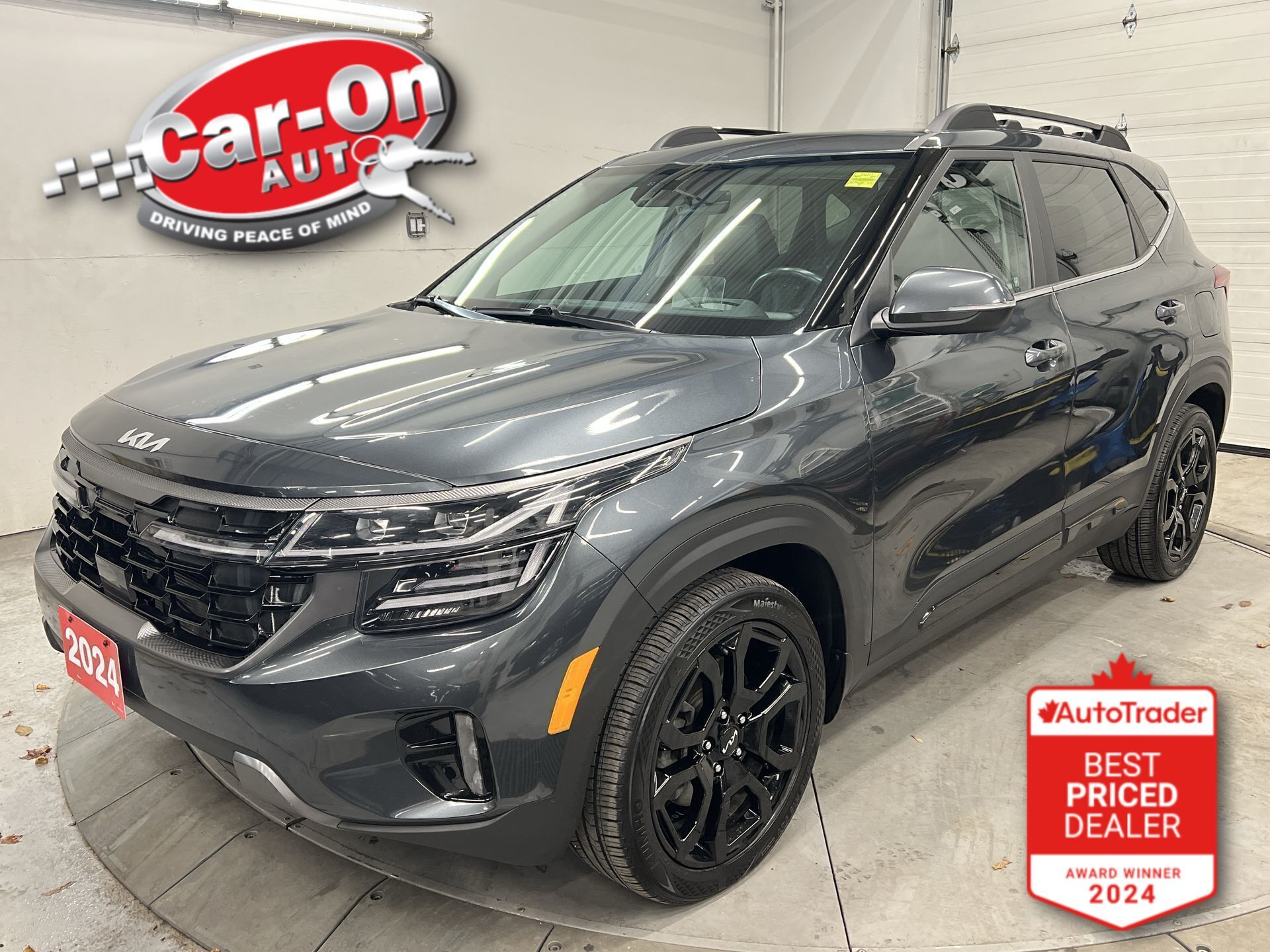 Gray 2024 Kia Seltos SUV / Crossover All-Wheel Drive Automatic