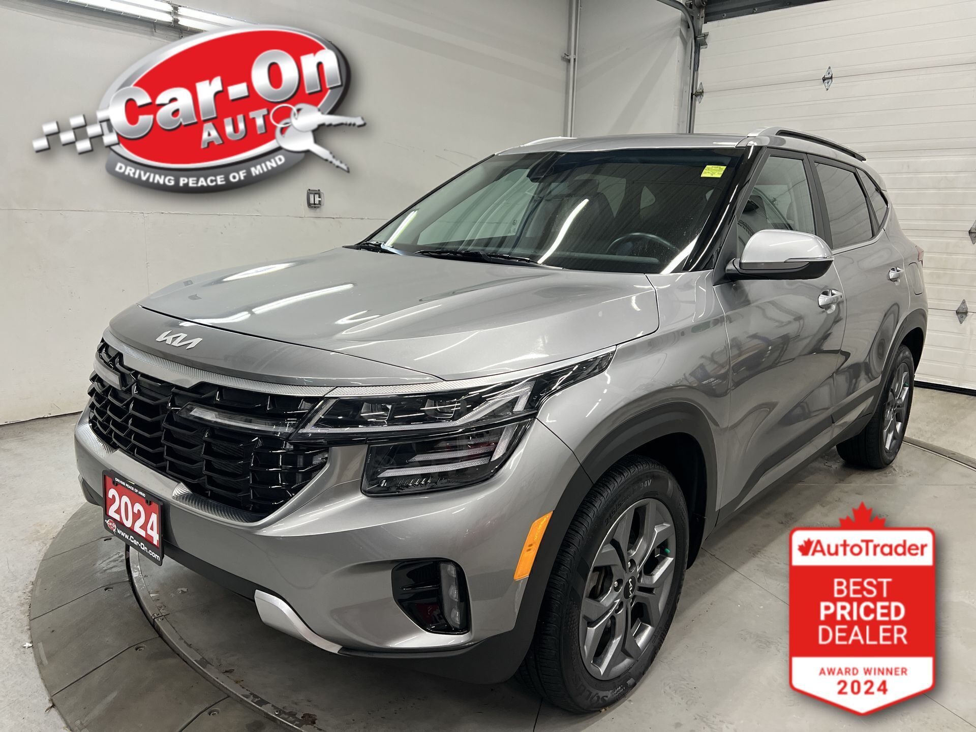 Gray 2024 Kia Seltos SUV / Crossover All-Wheel Drive Automatic