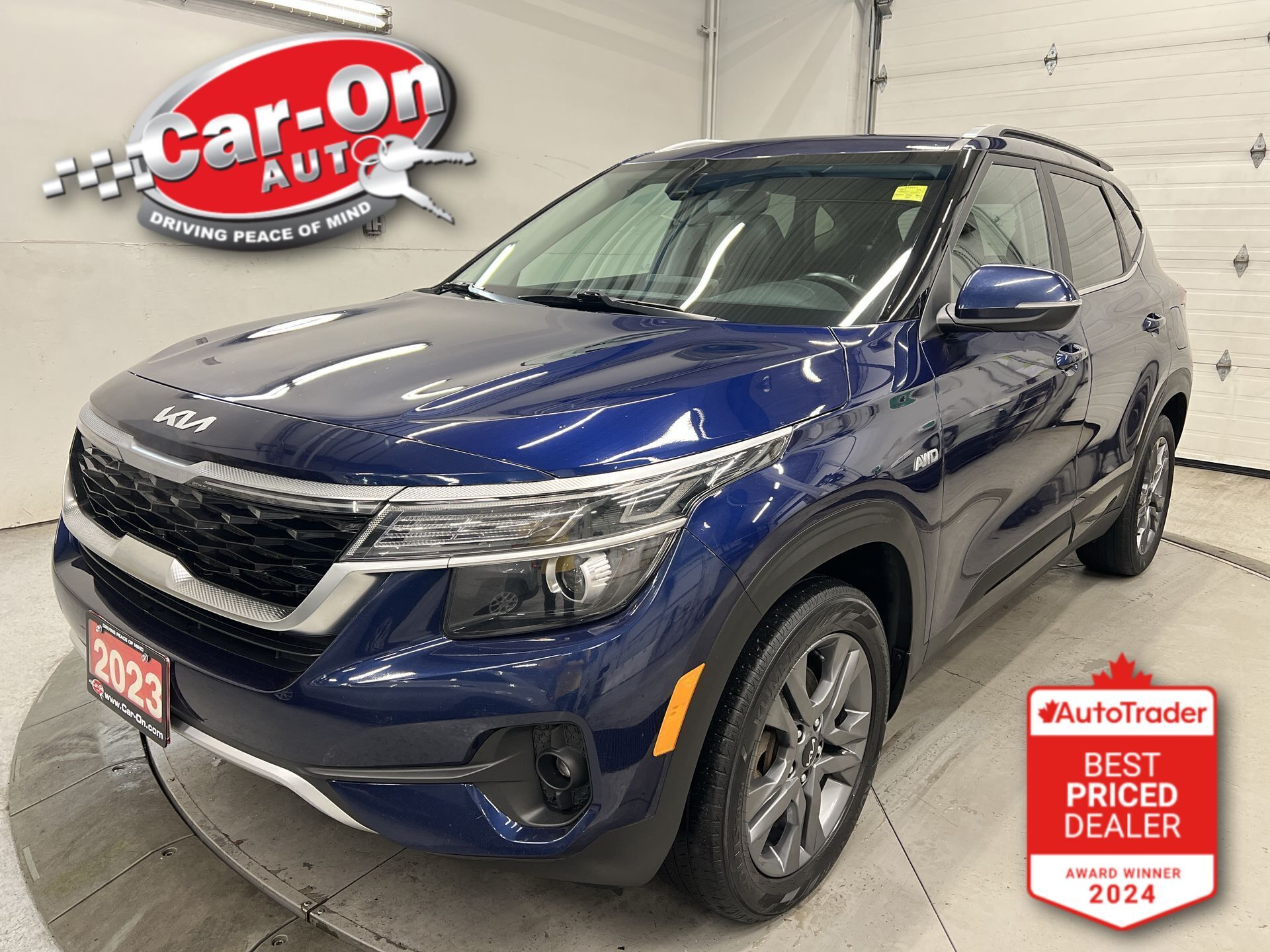 Blue 2023 Kia Seltos SUV / Crossover All-Wheel Drive Automatic