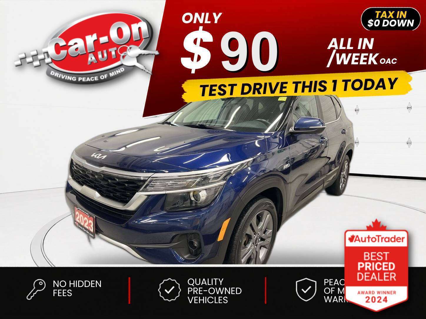 2023 Kia Seltos $0 DOWN $87/WEEK ALL IN