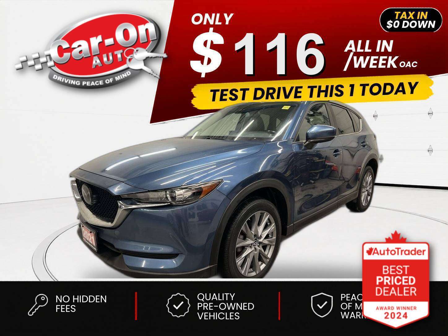 2021 Mazda CX-5 $0 DOWN $115/WEEK ALL IN