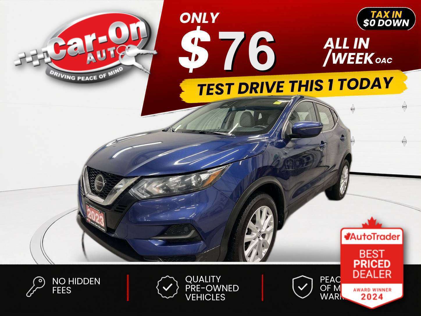 2023 Nissan Qashqai $0 DOWN $76/WEEK ALL IN