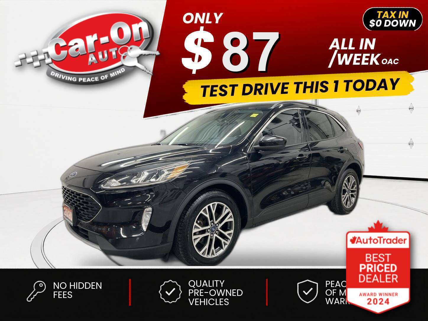 2020 Ford Escape $0 DOWN $87/WEEK ALL IN